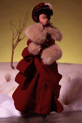 burgundy fur dress Oh Polly Satin square neck Corset faux fur trim Mini Dress in wine-Red