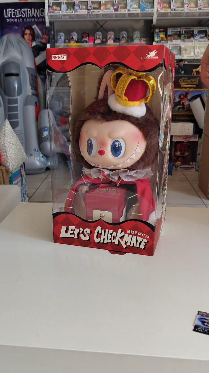 POP MART LABUBU THE MONSTERS Let's Checkmate Series-Vinyl Plush