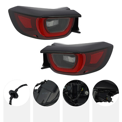 Pair LED Tail Light Outer Side Rear Brake Lamp Set For 2023-2024 Mazda CX-50