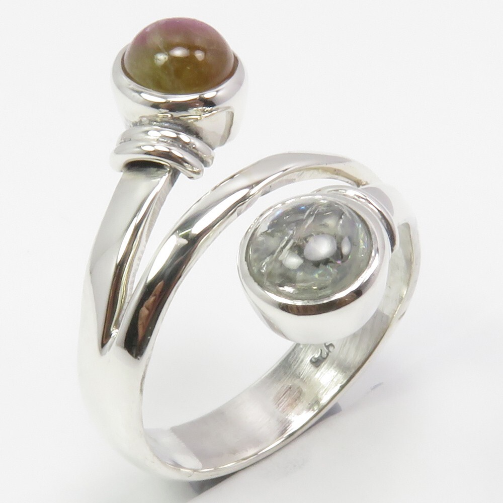 Today Best Deals Exclusive TOURMALINE Ring Sz 8 Focus 925 Silver Jewelry Trends