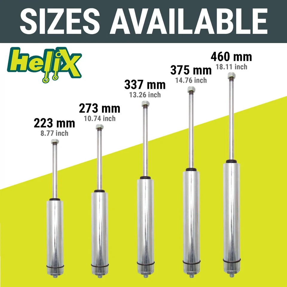 Performance Racing Nitro Gas Rear Shocks 1965-1981 Chevrolet Bel Air Chevy -Pair Foto 4 de 4