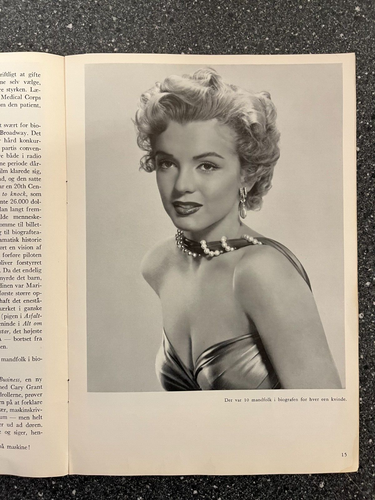 1952 Danish Marilyn Monroe Booklet - En Amerikansk Succes by Kai Berg Madsen - Picture 13 of 24