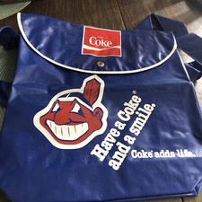 Unique Coca Cola Chief Wahoo Backpack Vintage Never Used 