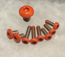 Rescue Orange Screw Set For Benchmade Griptilian Scale Pivot & Clip 550 551 553