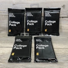 Lot of 5 Packs Cards Against Humanity College Expansion (30 Cards per) SEALED