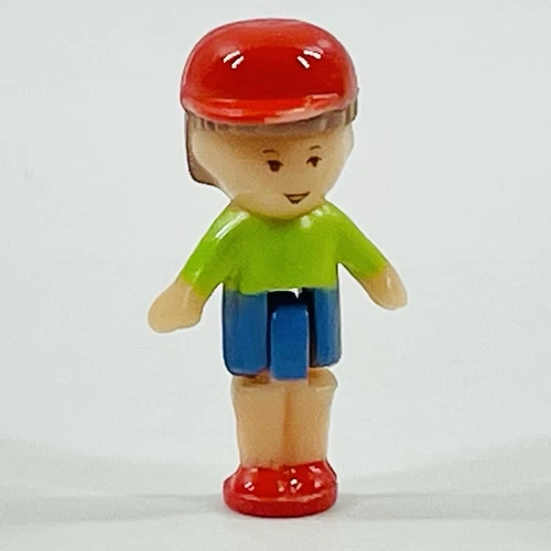 POLLY POCKET 1990 Midge's Flower Shop Titch Doll Bluebird Vintage
