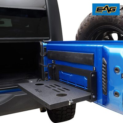 Tailgate Table Rear Door Foldable Cargo Shelf For Jeep Wrangler Jk 07