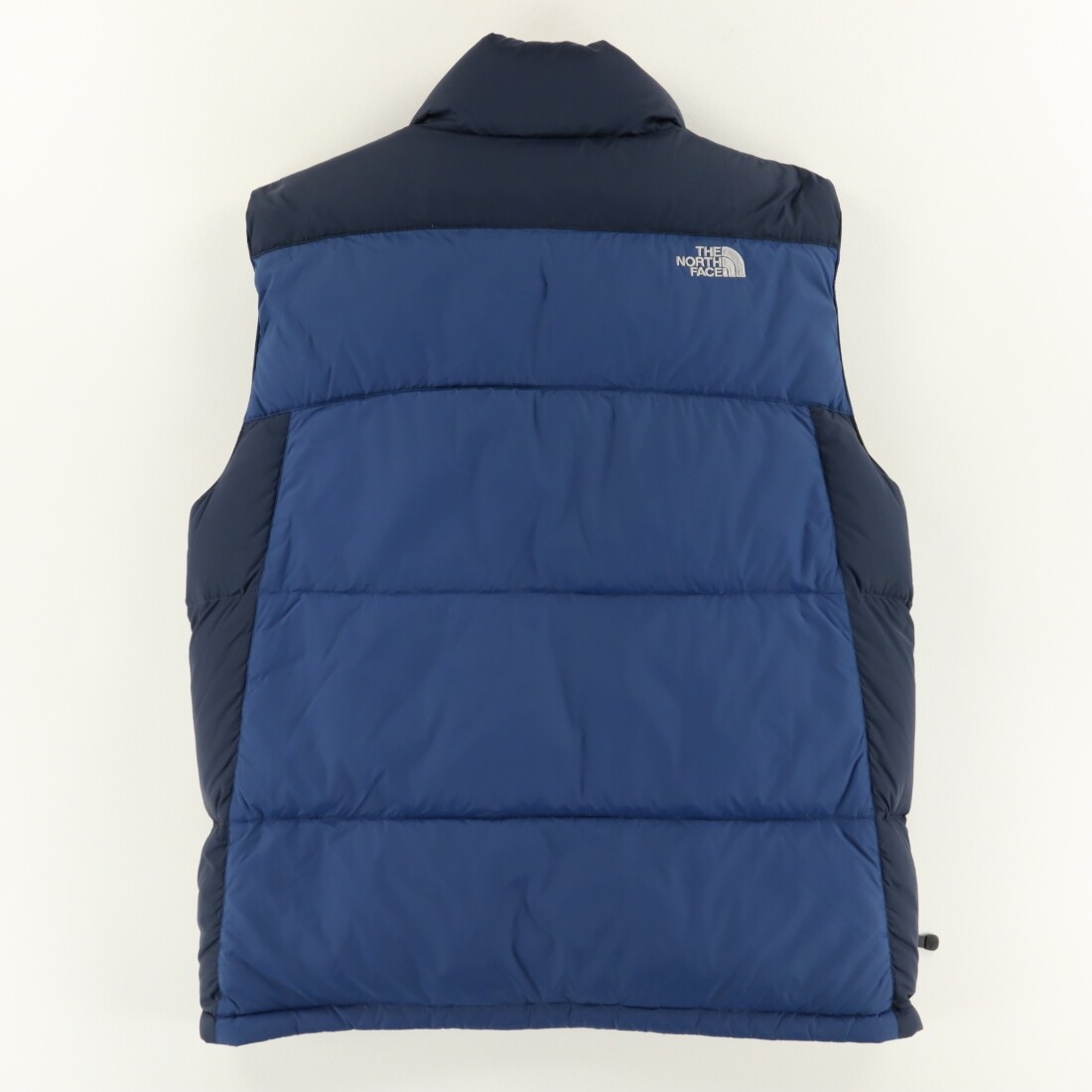 The North Face Nuptse 550 Vest Down Colorblock Jacket Blue