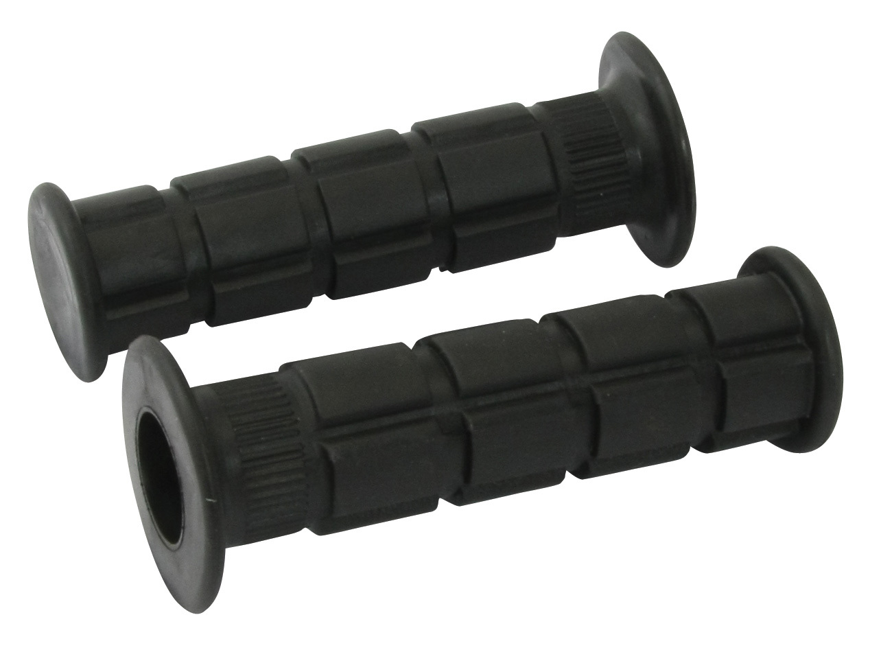 PAIR OF MOTORCYCLE ROAD GRIPS STREETFIGHTER 22MM / 25MM - BLACK