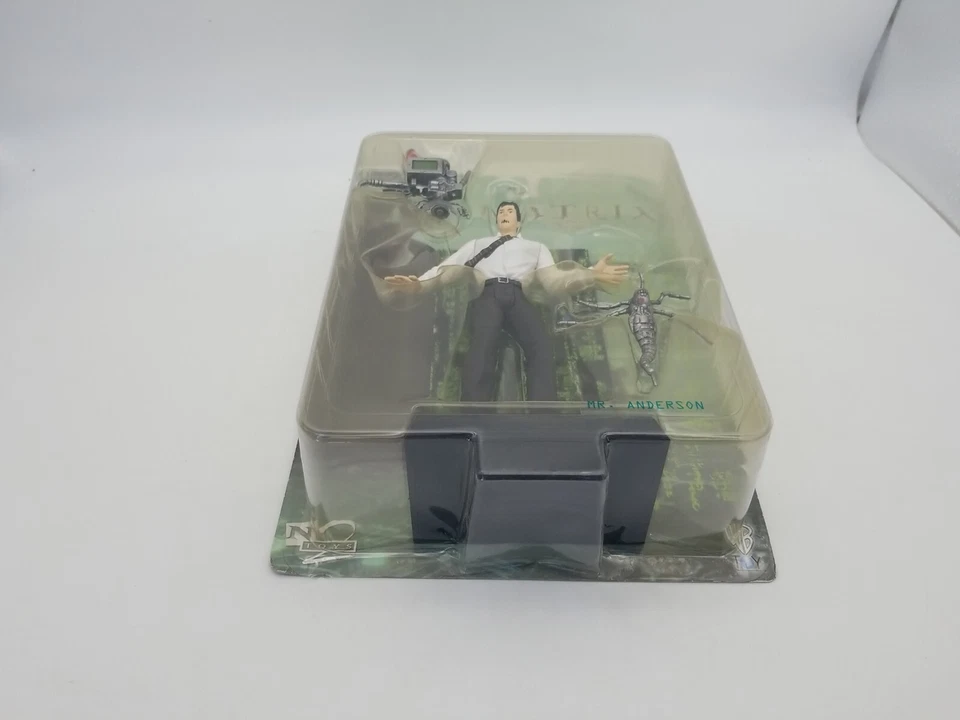 Figura de acción The Matrix Mr Anderson de la década de 2000 nueva sellada en caja Neo FASTSHIP Foto 3 de 4