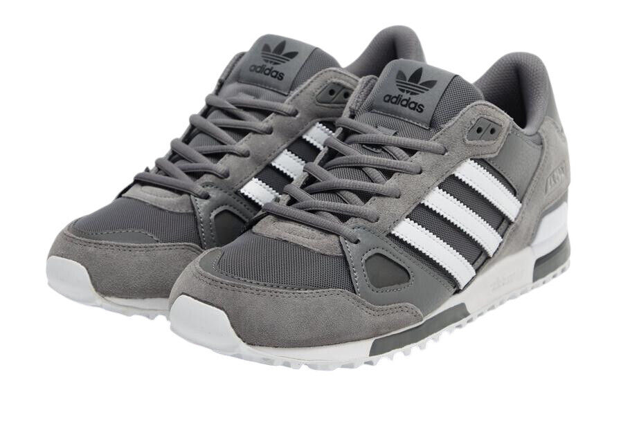 Men's Adidas Originals Grey White ZX 750 Trainers Sneakers Men's Adidas Originals Grey White ZX 750 Trainers Sneakers