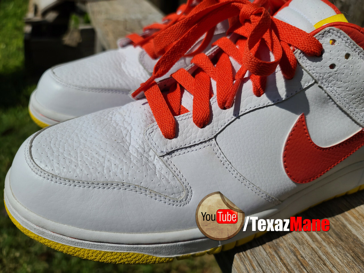 Nike NYX Dunk Low Ronald McDonald White Red Tour Yellow 330938-161 Mens Size 13  image 4