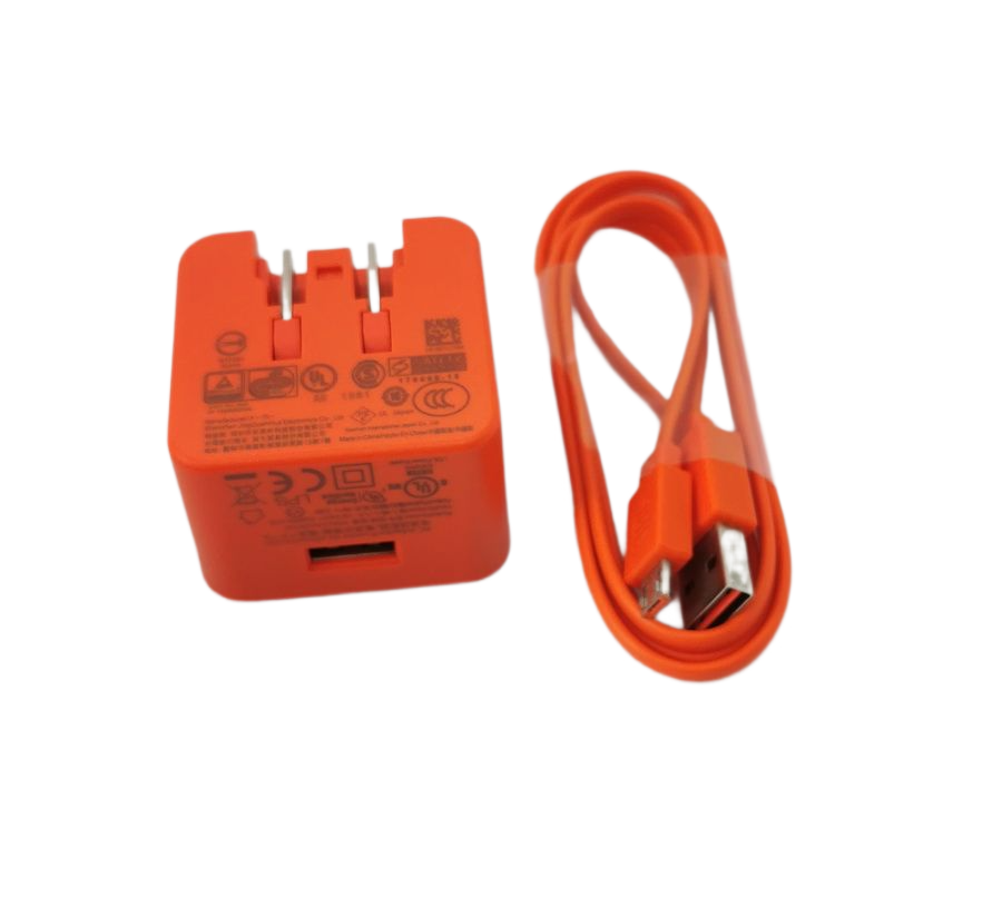 Orange 5V Charger Power AC Adapter Cable For JBL Charge