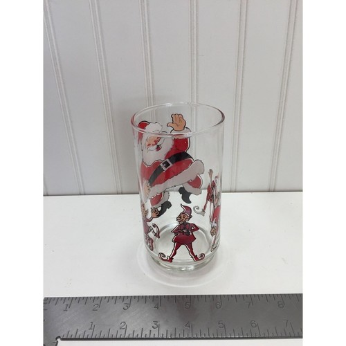 Santa Elves Drinking Glass Dancing Smiling Happy Claus Christmas 23110 - Picture 2 of 3