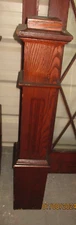 NEWEL POST  STAINED 46 TALL DECORATIVE LINES  WE SHIP!!!!!!