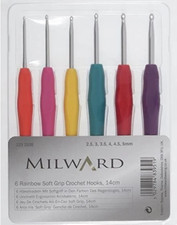 Set di 6 uncinetti ergonomici 14 cm - MILWARD 