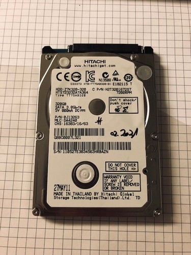 Hitachi Travelstar Z7K320 HTS723232A7A364 320GB HDD