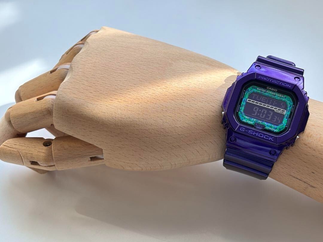 G-SHOCK カシオ GLS-5600KL パープル CASIO 腕時計 楽天市場】カシオCASIOG-SHOCK GLS-5600KL-6 パープル Reflex
