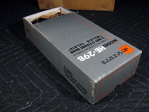 Lafayette HE-29B Hand-Held CB Walkie Talkie Circa 1961 In Original Boxes - Zdjęcie 7 z 24