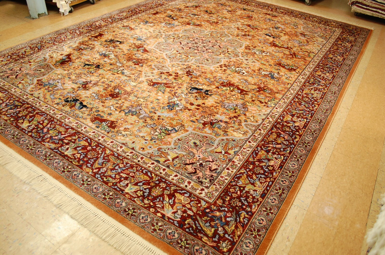 MINT AUTHENTIC AMERICAN KARASTAN HUNTING PATTERN 723 RUG ART CARPET 10' x 14' eBay