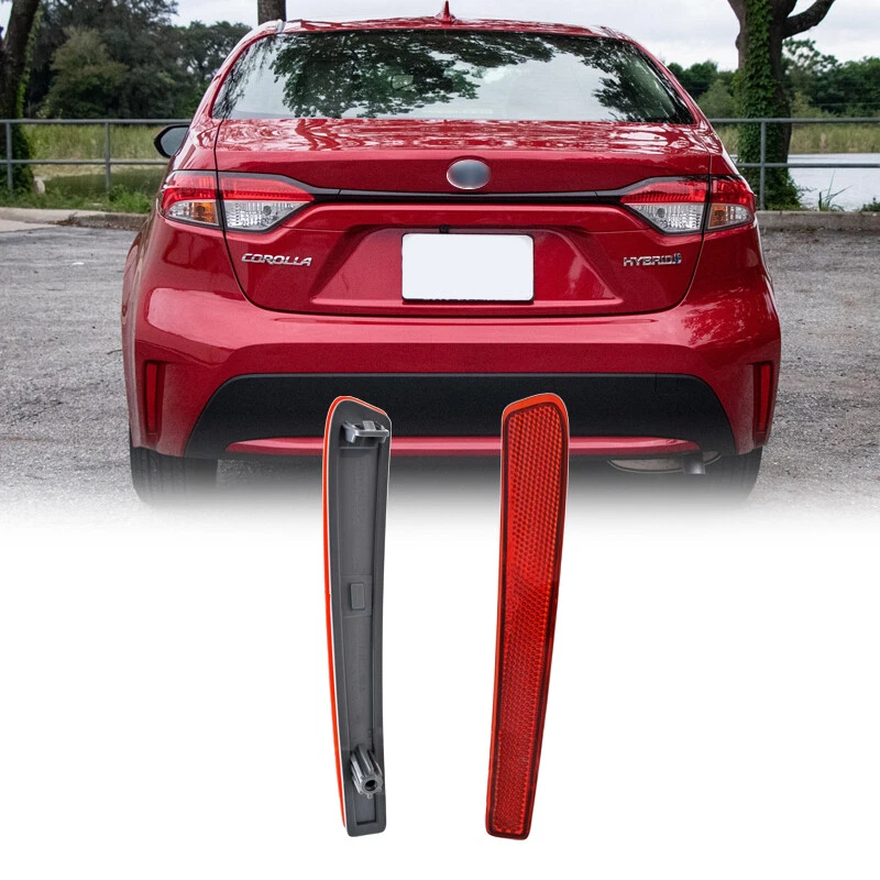 For 2020 2021 2022 Toyota Corolla Rear Bumper Reflector