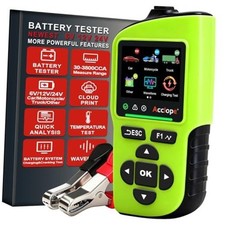 BT90 PRO 2-360Ah Battery Tester with Cloud Printing, 30-3800 CCA, GREEN