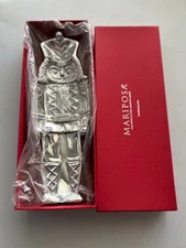 MARIPOSA NUTCRACKER NUT & CANDY DISH CHRISTMAS RECYCLED ALUMINUM 10"