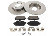 Bremsensatz Scheibenbremse MAPCO 47801 für MERCEDES KLASSE W168 140 168 031 131