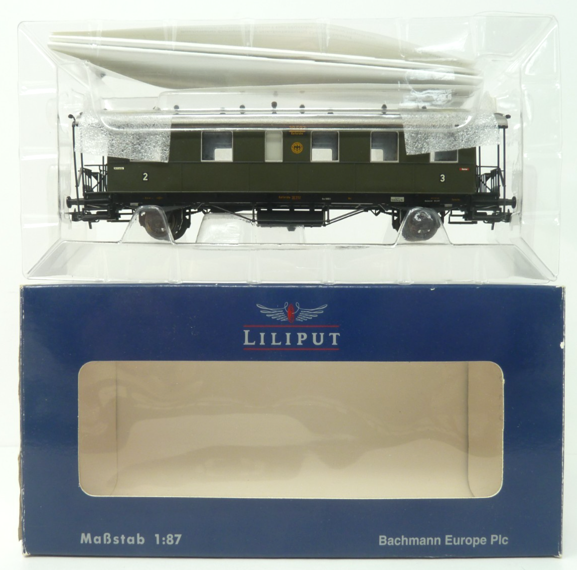 LILIPUT L334001 Passenger Coach 2nd/3rd Class BCi Bad 11 DRG Epoch II HO Gauge