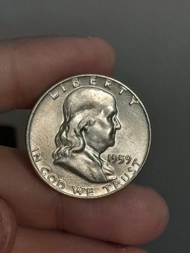 1959- D Franklin Half Dollar Uncirculated #2