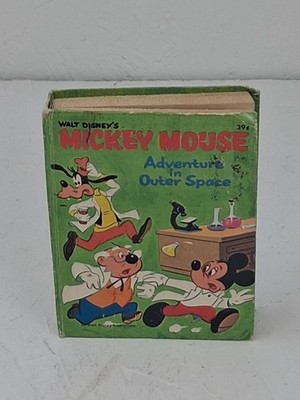 Mickey Mouse Adventure in Outer Space 1968 Big Little Book Whitman Disney 2020