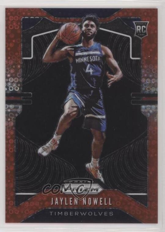 2019-20 Panini Prizm Fast Break Red /125 Jaylen Nowell #281 Rookie RC 02u3