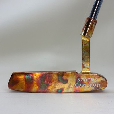 Scotty Cameron gun blue new port  Copper Oil Can Custom 34in  RH Putter