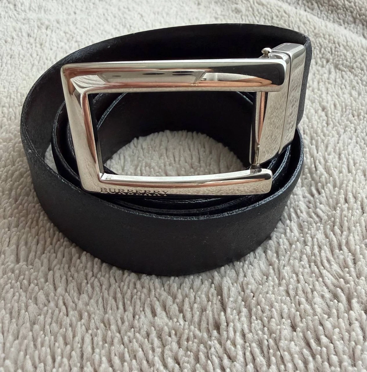 Burberry Black Belts for Men for sale | eBay display picture 3