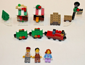 LEGO 40262 Christmas Train Ride Complete with Parts, 3 Mini Figs, Manual and Box