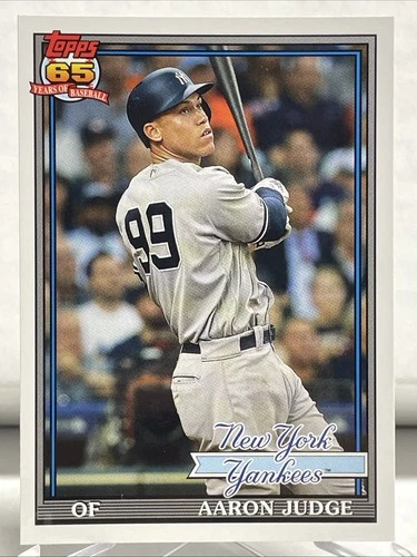 AARON JUDGE 2020 TOPPS BASEBALL TOPPS CHOICE 1991 INSERT CARD #TC-18! NY YANKEES