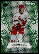 2024-25 Upper Deck Ice #147 Jackson Blake Emerald Green
