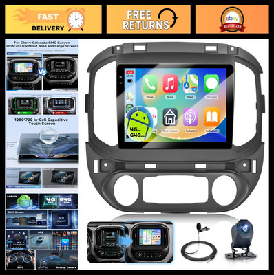 9'' Android Car Stereo for Chevy Colorado GMC Canyon 2015-2017 - 4G+64G, DSP, Wir