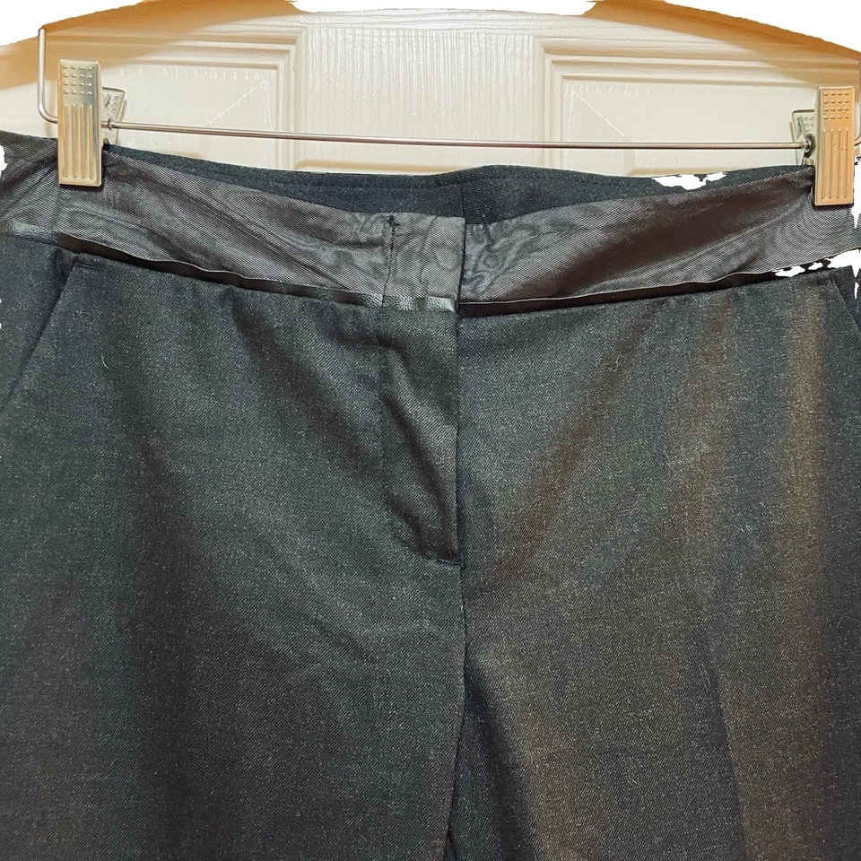 BENETTON черный образец коллекции женщин брюки размер 6 новый с Ярлыками - Изображение 2 из 4