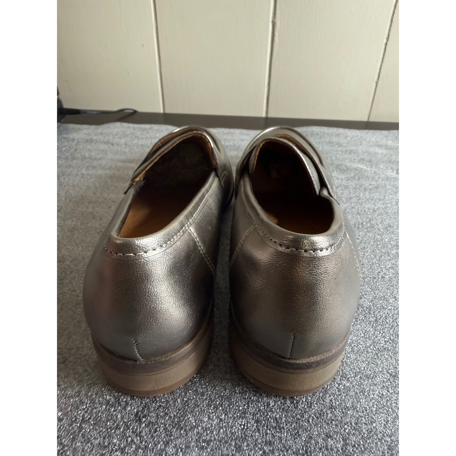 Clarks Collection Loafers Women's 7.5M Bronze Lea… - image 3