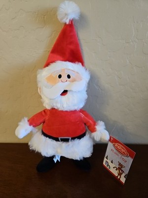 Rudolph The Red Nosed Reindeer SANTA CLAUS 9'' Plush Stuffed Animal Toy