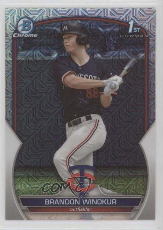 2023 Bowman Draft Chrome Japan Refractor Brandon Winokur #BDC-69 0y9l