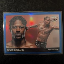 2025 Topps Chrome UFC - 1955 Topps Kevin Holland #55T-11 Blue Refractor /150