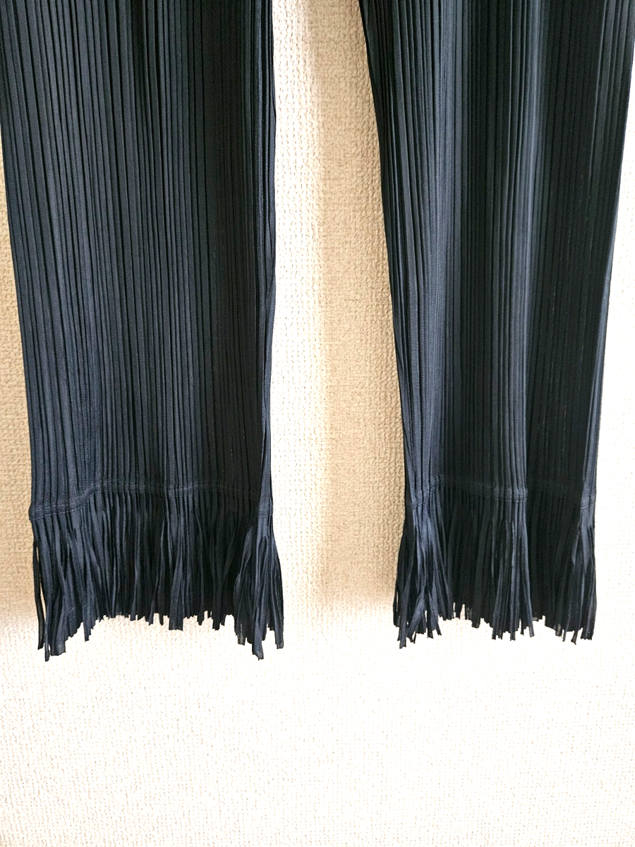 issey miyake pleats please pants size 4 Navy japan near mint