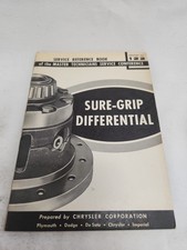 1958 Chrysler Plymouth Dodge Desoto Positraction Rear End Shop Book Orig 1958 Chrysler Plymouth Dodge Desoto Positraction Rear End Shop Book Orig