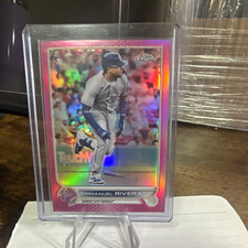 Topps Chrome Rookie Emmanuel Rivera Kansas City Royals #31 Baseball Card. rookie card picture