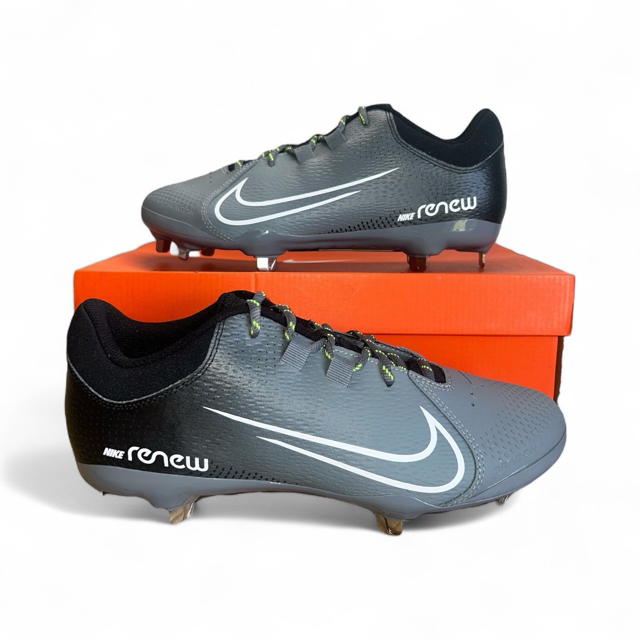 Nike CZ5920 001 Women Hyperdiamond 4 Pro Metal Softball Cleats Black Grey US 10