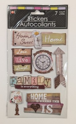 Home Sweet Home Family Is Everything Scrapbooking Stickers By Jot