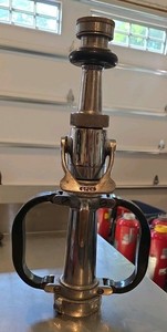 Vintage Akron Brass Mfg. Co. Fire Nozzle Firefighter Dept