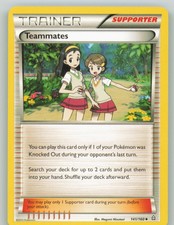 Teammates 141/160 Primal Clash Pokemon NM